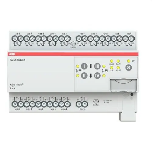 ACTUADOR ON-OFF / PERSIANAS 16 CANALES 6A DIN ABB I-BUS® KNX Compra Ahora