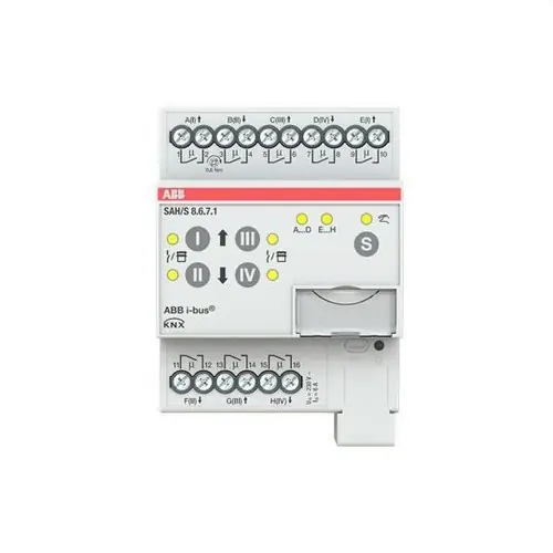 ACTUADOR ON-OFF / PERSIANAS 8 CANALES 6A DIN ABB I-BUS® KNX Popular
