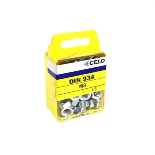 Última Versión JUEGO DE TUERCAS HEXAGONAL DIN934 C8 M10 CINCADO (28 UNIDADES)