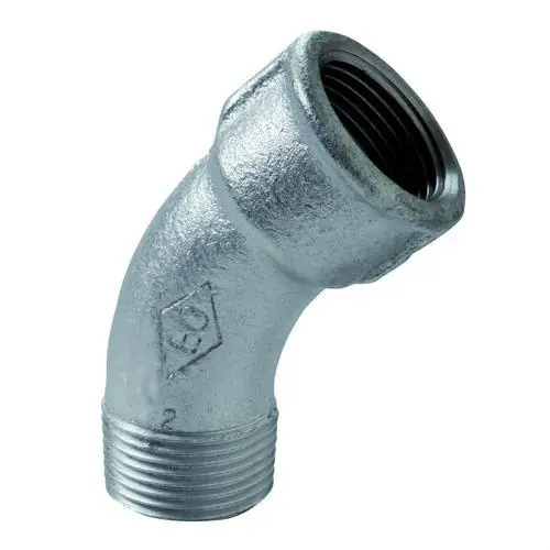 Venta Final CURVA 45° FIGURA 40 M-H 4" NEGRO
