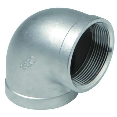 A Buen Precio CODO 90° FIGURA 90 H-H 3/8" ACERO INOXIDABLE