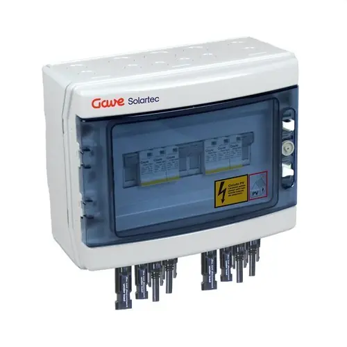 A Buen Precio CAJA PROT.1000VDC 2 MPPT(1 STRING X MPPT)FUS.12A+PTR.SBT.II(2 E./2 SAL.)MC4