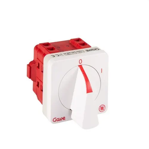 Bestseller INTERRUPTOR 3P 25A TAMAÑO D0 48x48 BLANCO CON TRATAMIENTO ANTIMICROBIANO