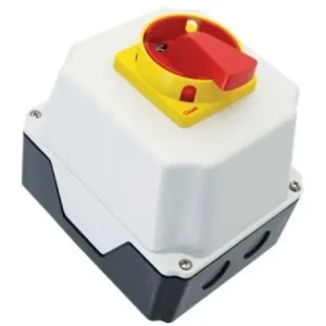 Última Oportunidad INTERRUPTOR SEGURIDAD 40A CALIBRE 1 6P ROJO / AMARILLO
