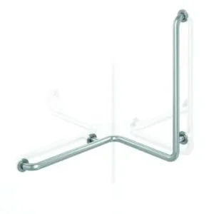 BARRA PARED 3 BRAZOS DERECHA INOXIDABLE SATINADO Precio Económico