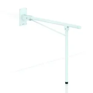BARRA ABATIBLE 800mm CON PATA A SUELO INOXIDABLE SATINADO Promoción Exclusiva