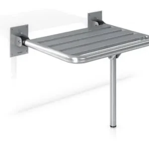 Precio Rebajado ASIENTO ABATIBLE CON PATA ACERO BLANCO
