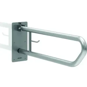 BARRA ABATIBLE 600mm PORTAROLLOS INOXIDABLE BRILLANTE Rebajas
